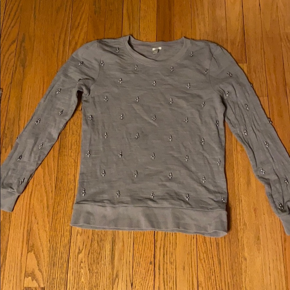 J.Crew Sweater with rhinestones